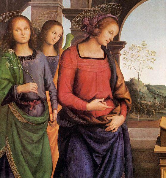 Pietro Perugino The Vision of St Bernard oil painting picture